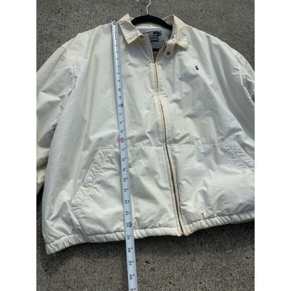 Vintage Polo Ralph Lauren Harrington Lined Jacket XL Removable Hood USA Made - Picture 14 of 15